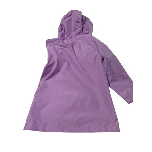 Carters L 6x  lavender unicorn hooded front zip lightweight jacket worn once euc - Picture 7 of 8